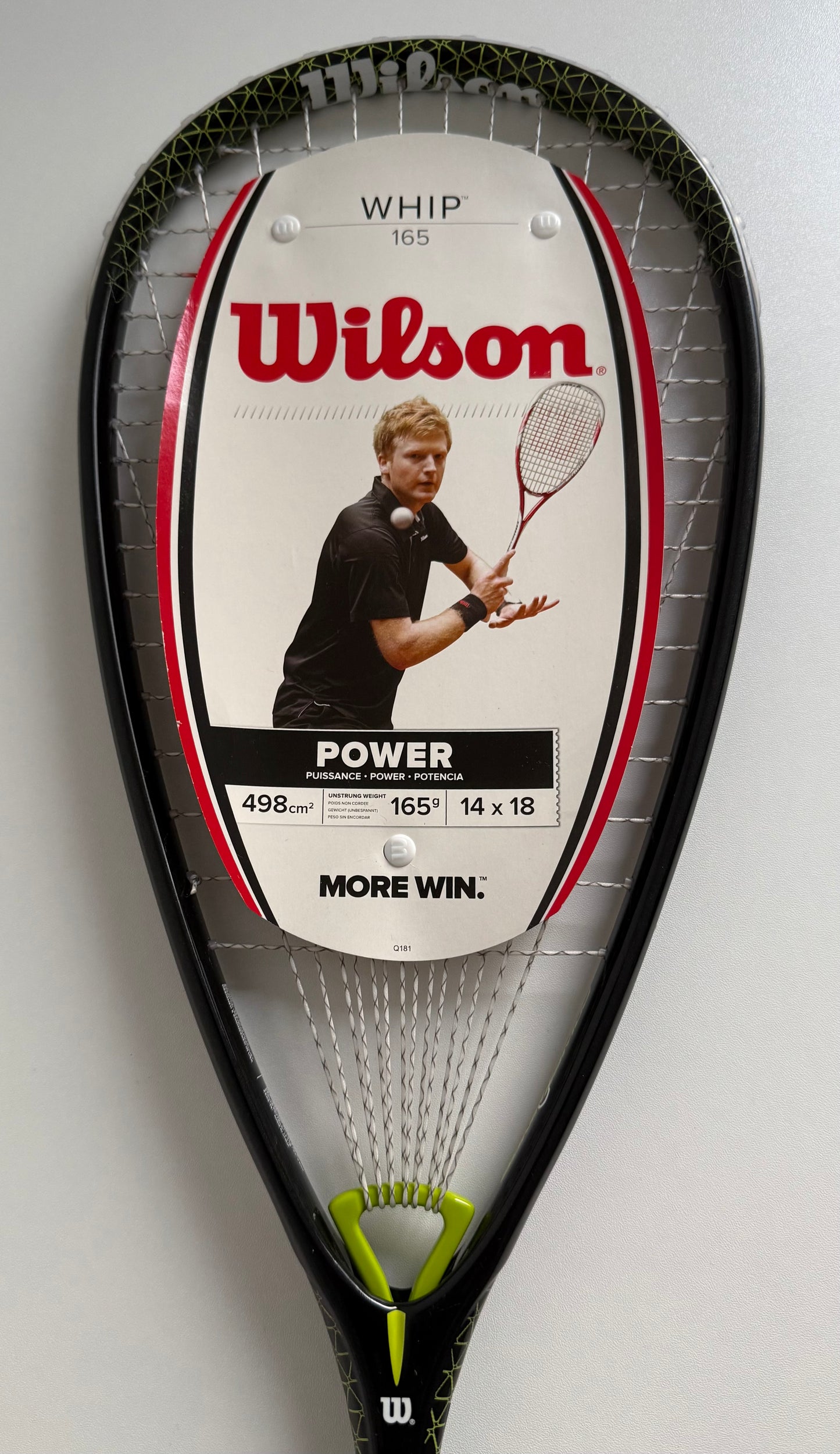 Wilson Whip 165 BLX Squash Racket