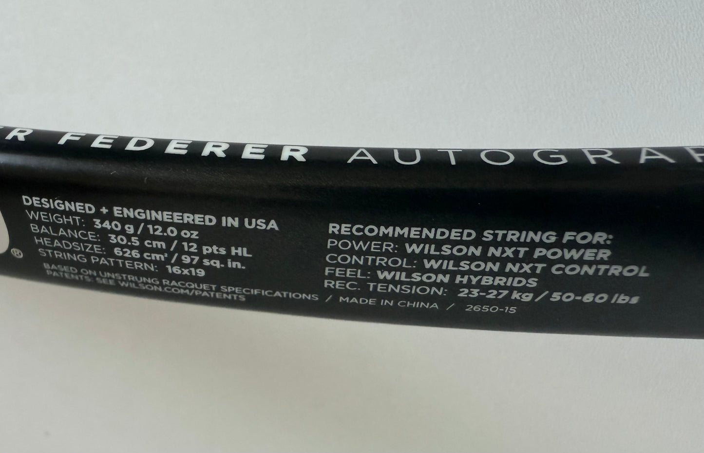 Wilson Pro Staff RF97 Autograph V10