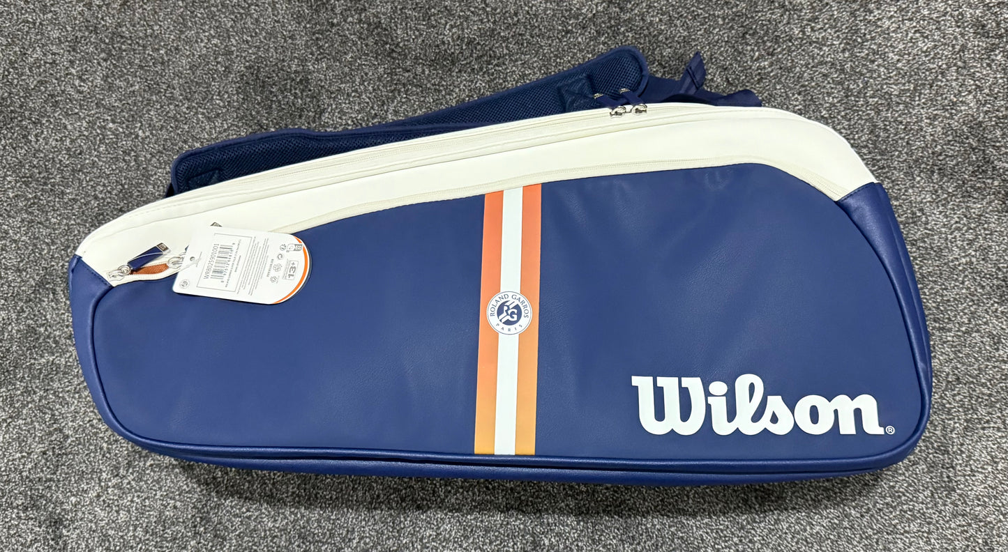 Wilson Roland Garros Super Tour Tennis Racket Bag 15 Pack