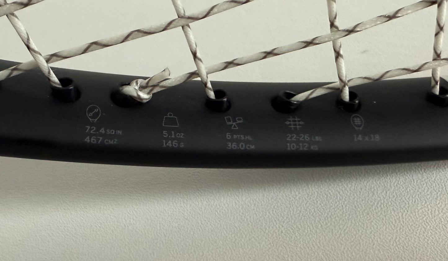 Wilson Pro Staff CV Countervail Squash Racket